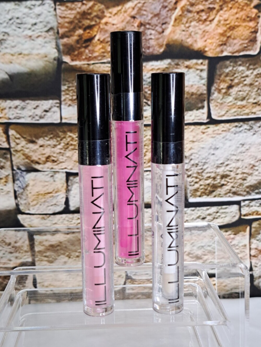 Illuminati Tinted Lip Oil Trio Set ELECTRA, WEALTHY, NEIR
